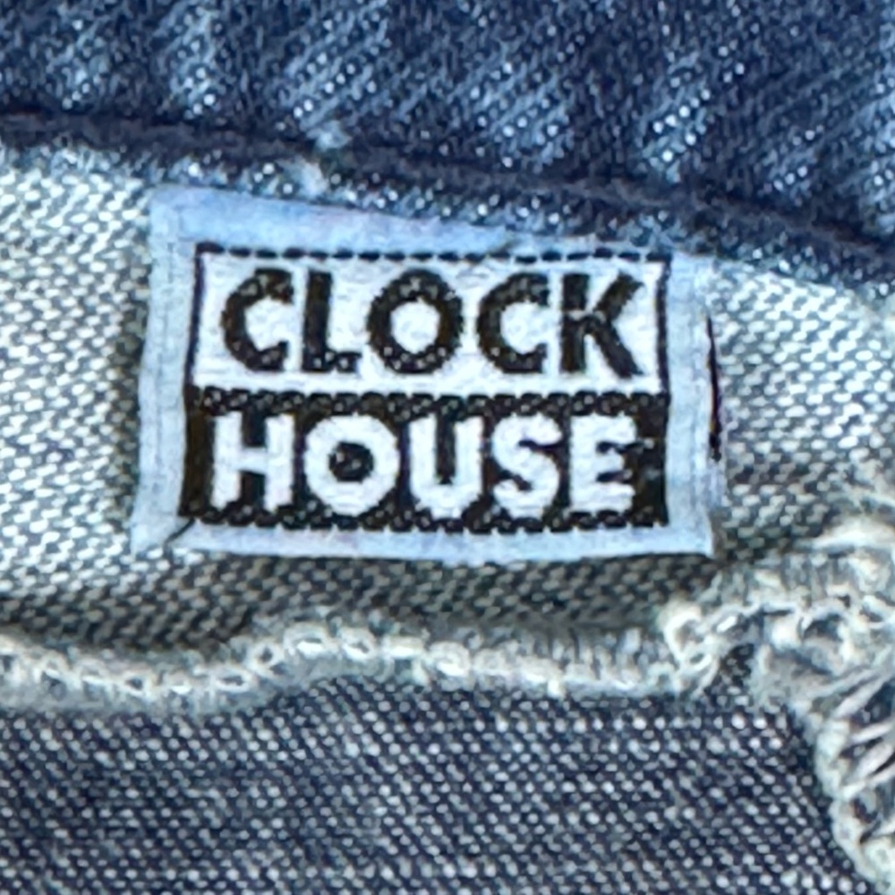 Vintage Y2K Clockhouse Grunge Hippie Patchwork Low Rise Denim Blue Jeans EUR 42 - Picture 10 of 13